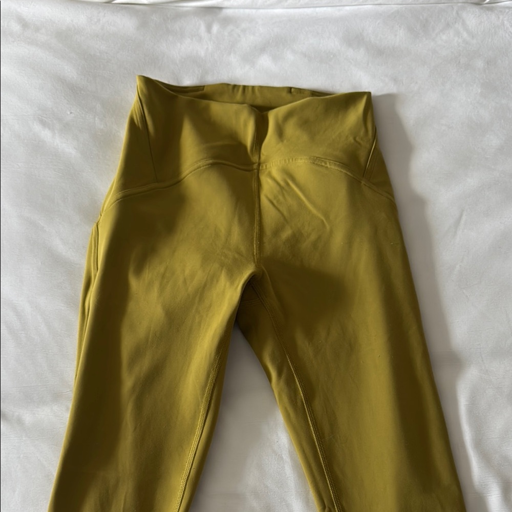 Olive Green Leggings - Picture 2 of 4